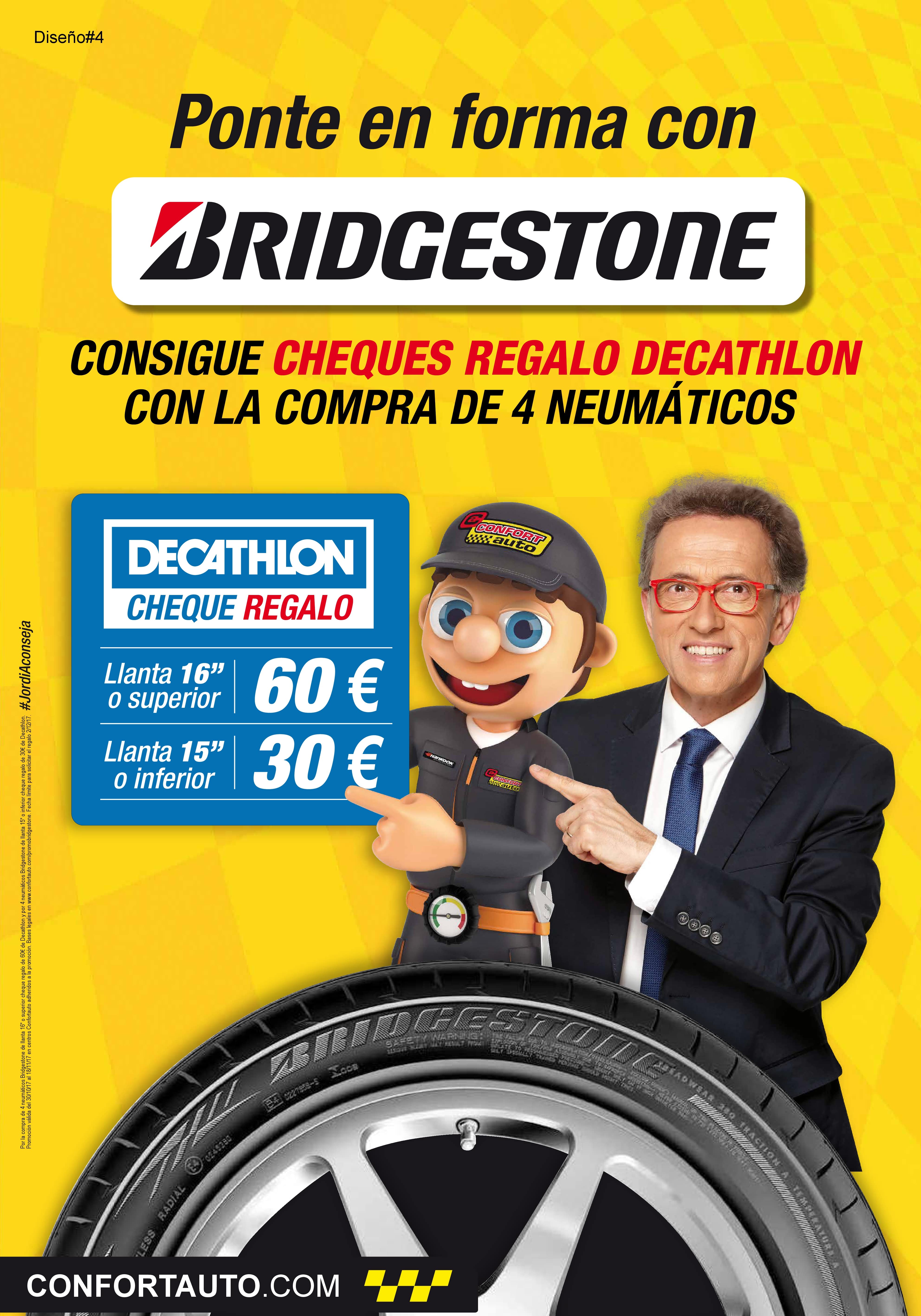 PROMOCIÓN BRIDGESTONE - Hasta 60 € en Decathlon 